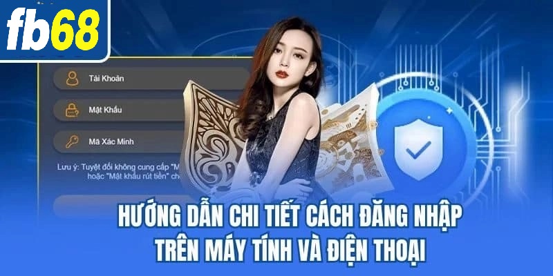 Hướng dẫn đăng nhập FB68